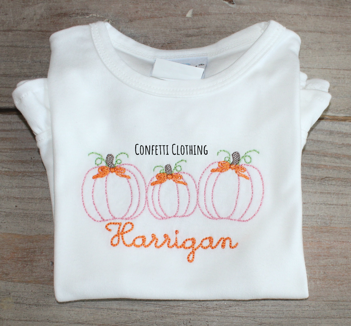 Sketch Girls Pink Pumpkin Trio Design