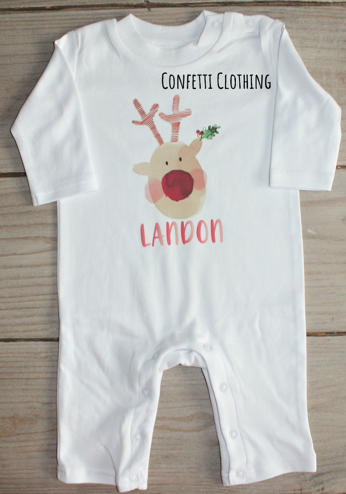 Printed Whimsical Reindeer Design