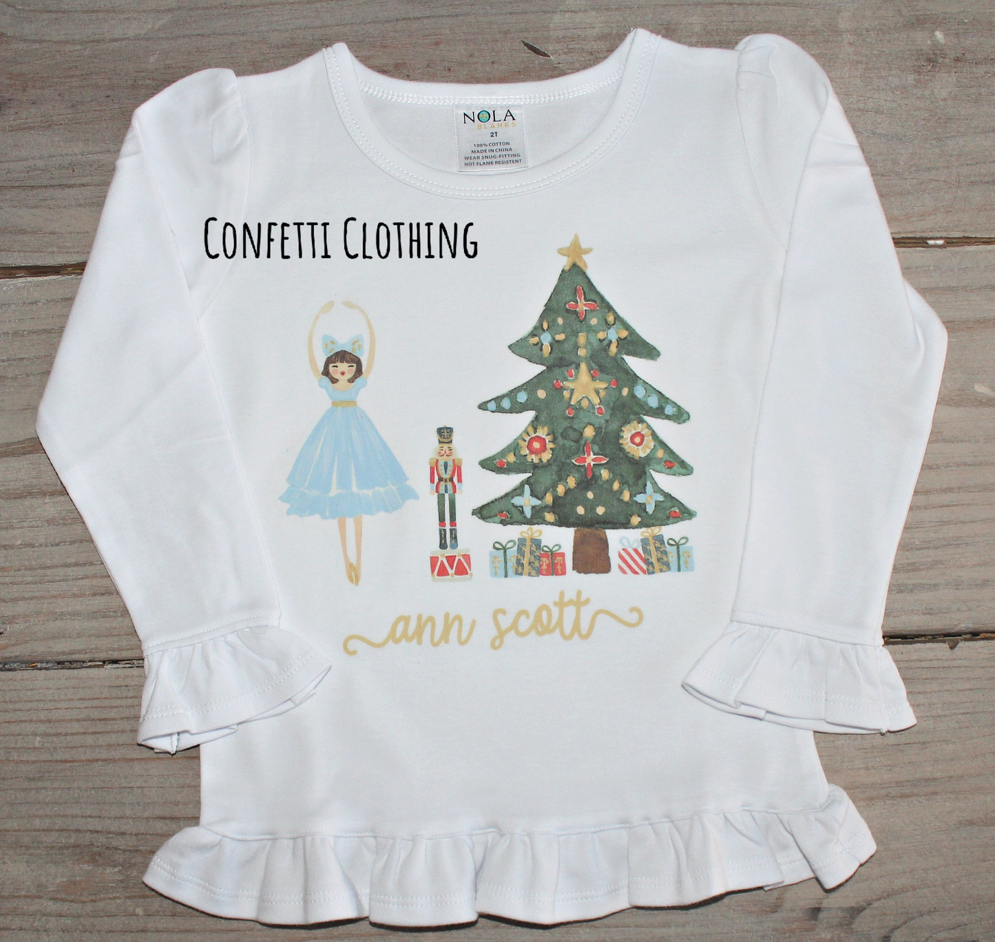 Printed Nutcracker Scene Design