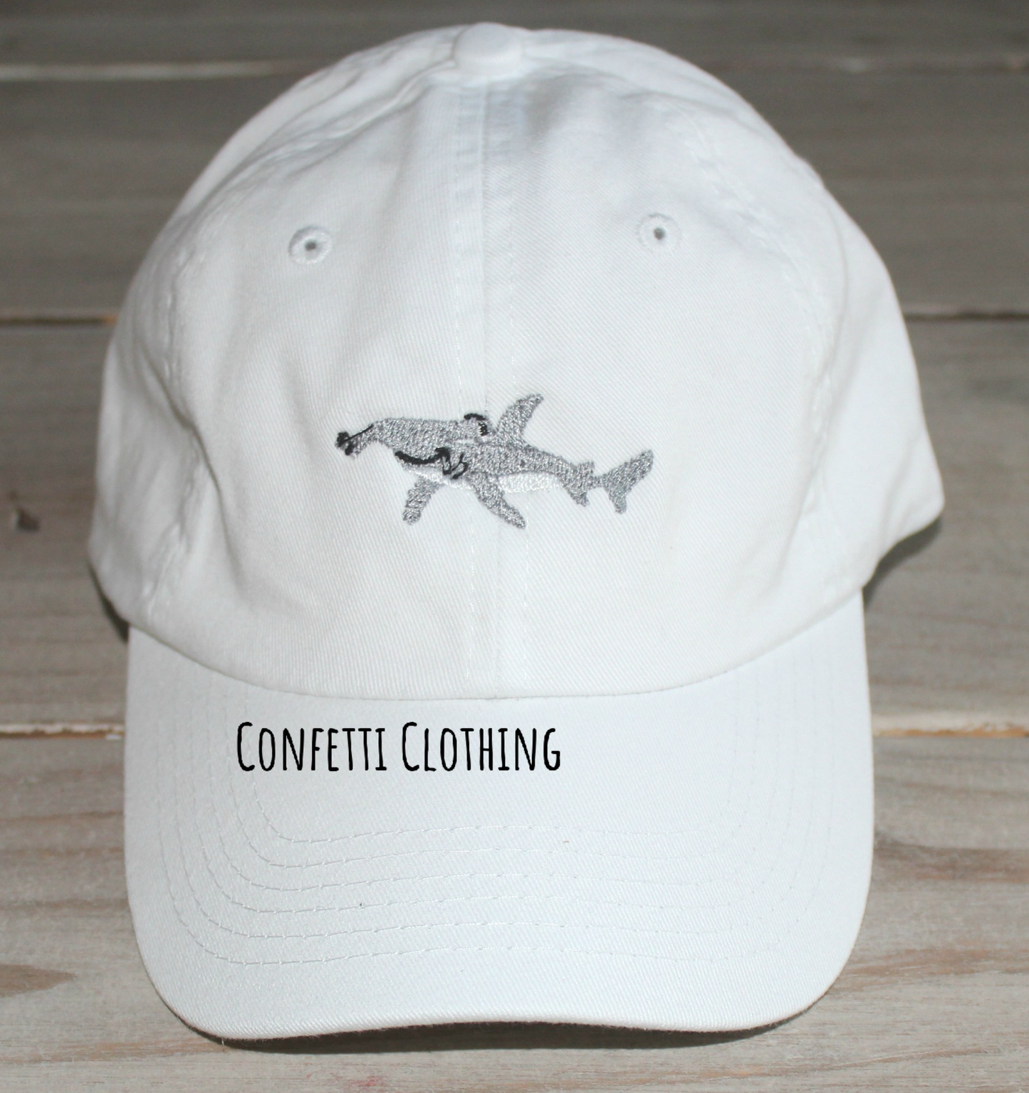 Sketch Hammer Shark Baseball Hat
