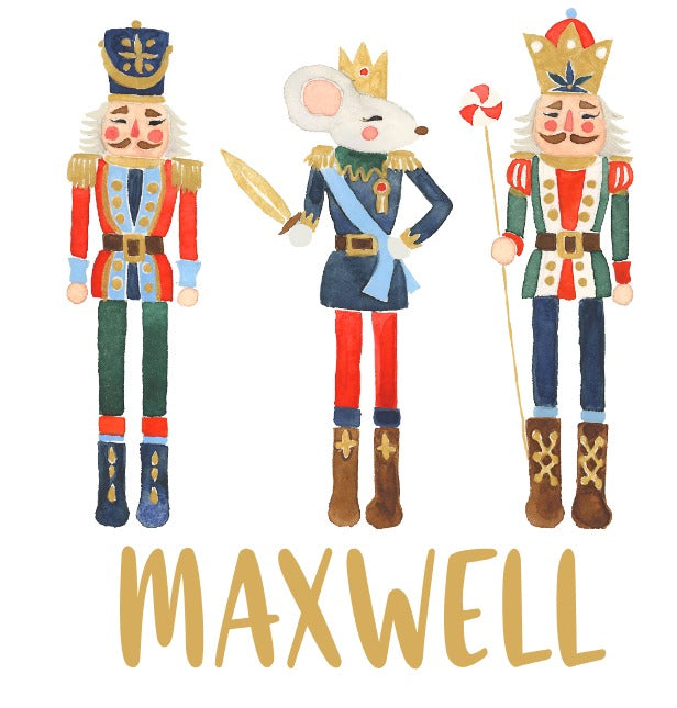 Printed Nutcracker Trio Design