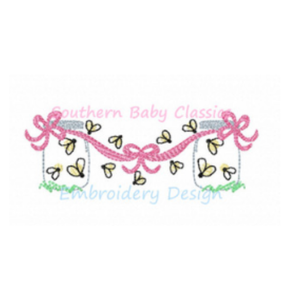 - SAMPLE SALE- Sketch Bee & Bows Design