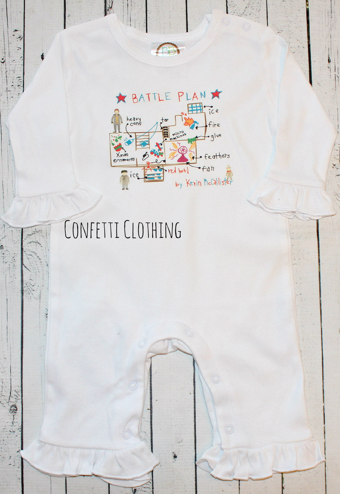 Printed Kevin's Battle Plan Design
