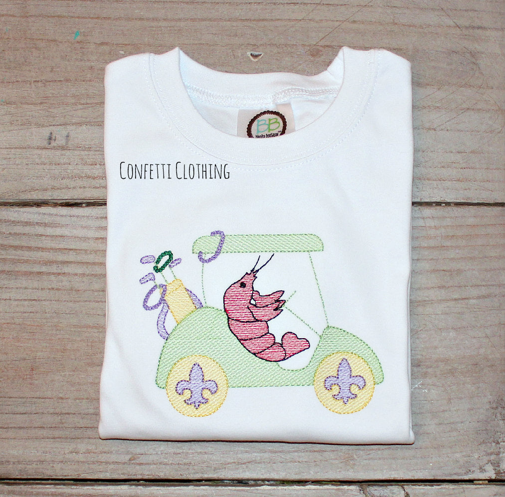 Sketch Boys Crawfish Golf Cart Design