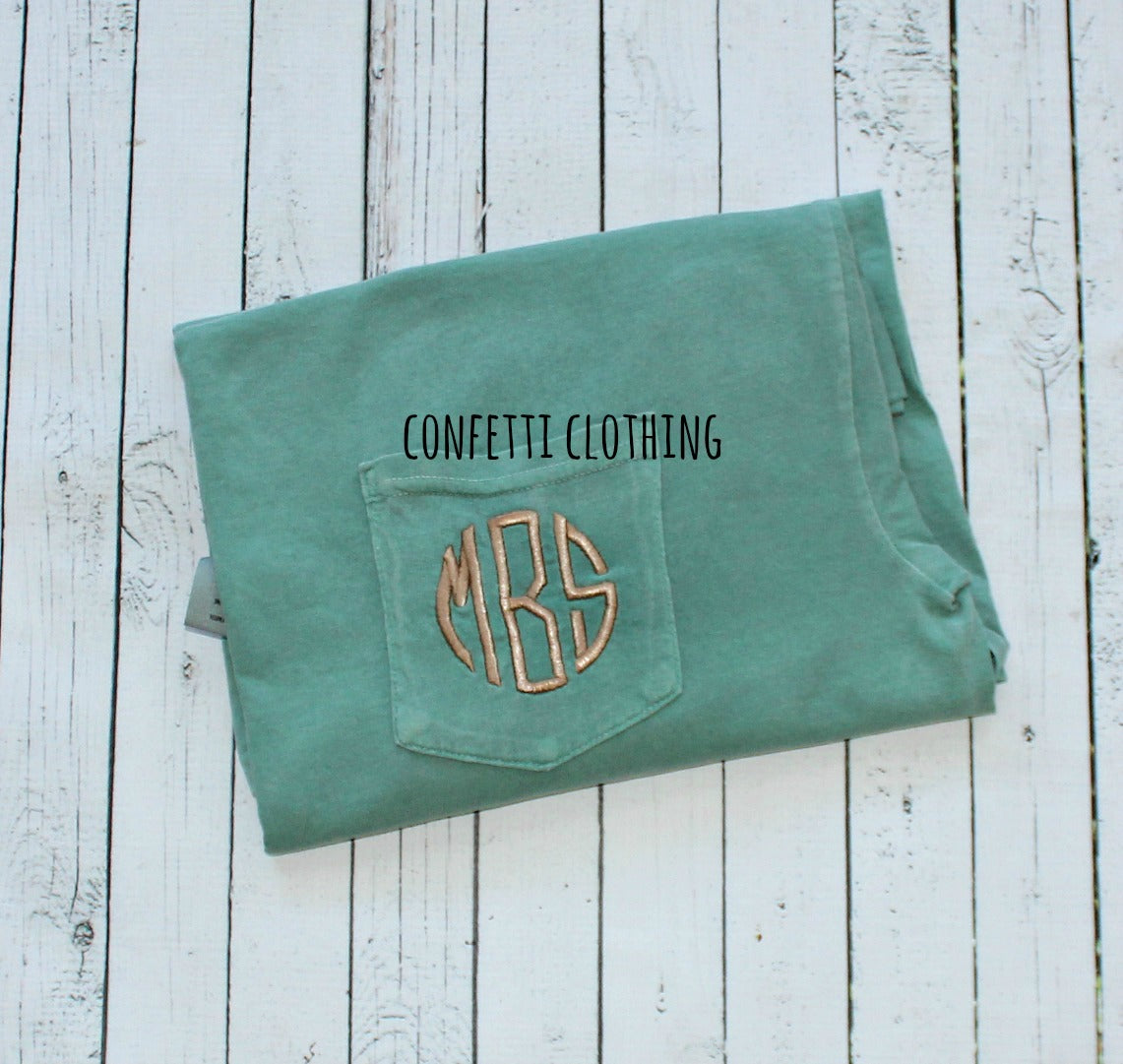 Sketch Adult Monogram Pocket Design