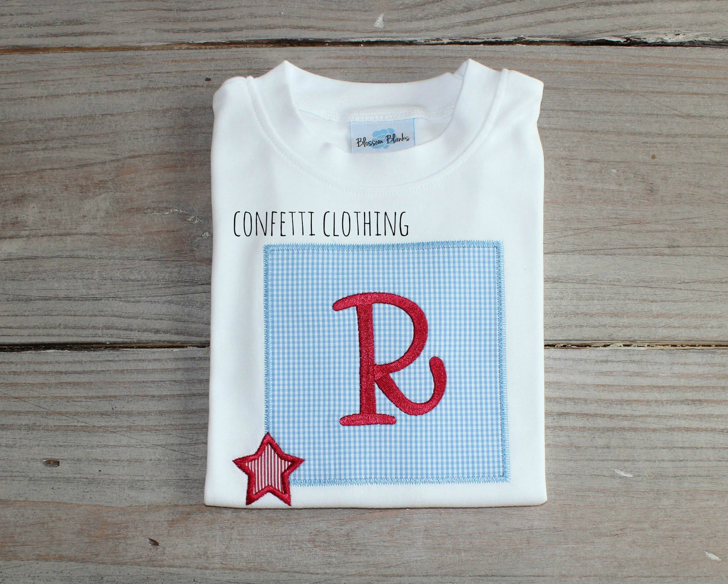 Applique Boys USA Star Design