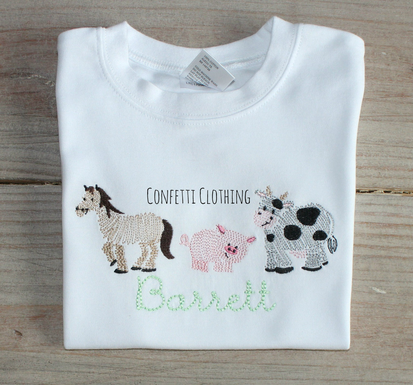 Sketch Boys Farm Animals Design
