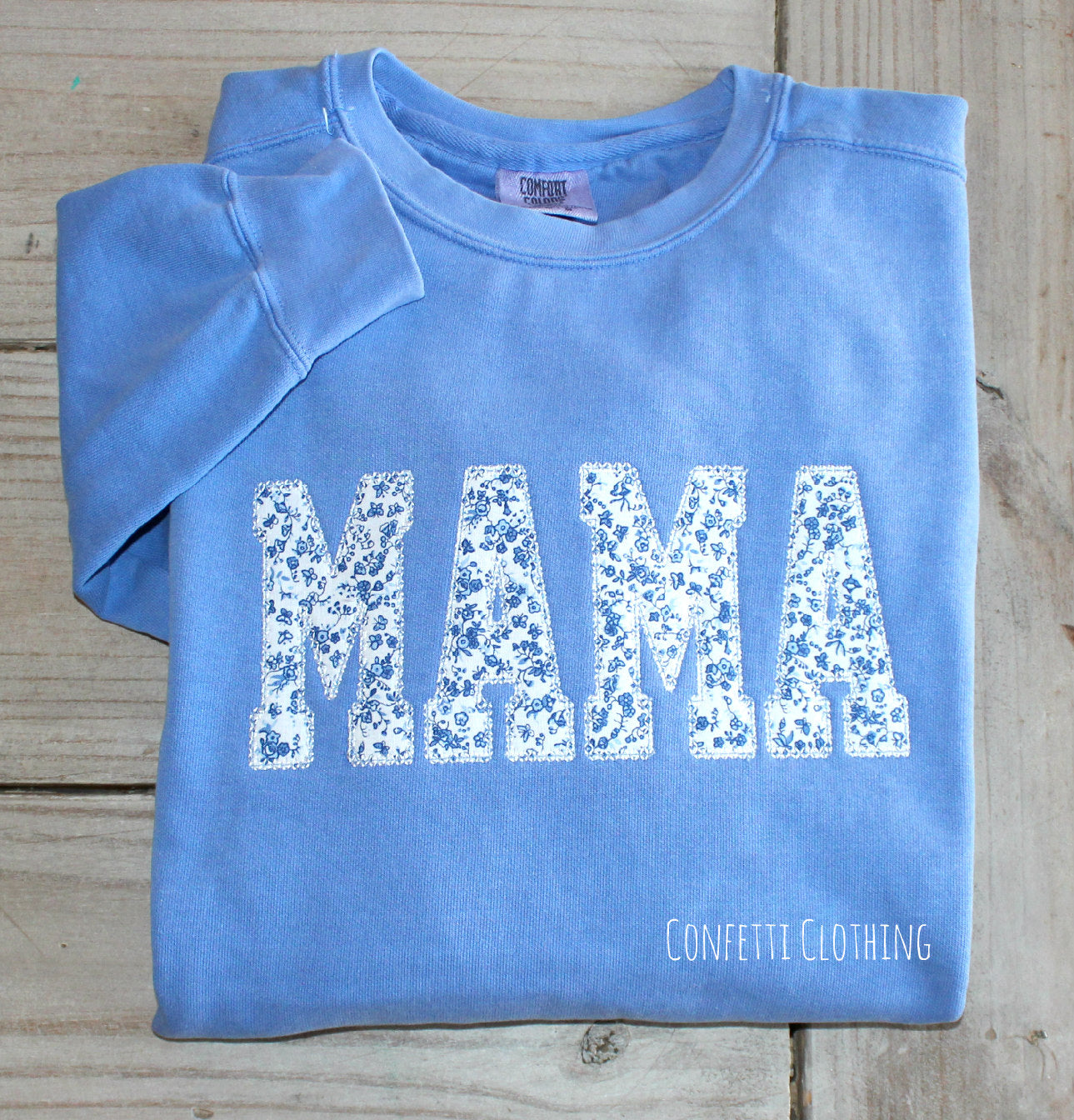 Applique Adult MAMA Floral Design