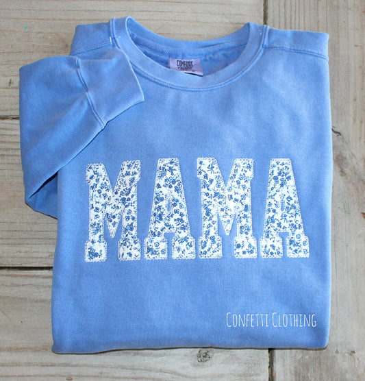 Applique Adult MAMA Floral Design