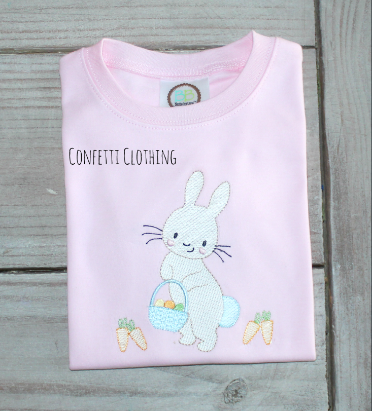 Sketch Boys Bunny with Basket Design