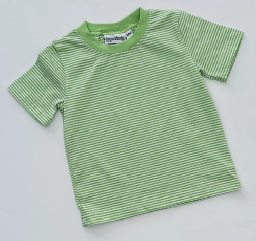 - Pre- Order - Embroidery Stripe T-Shirt Tee
