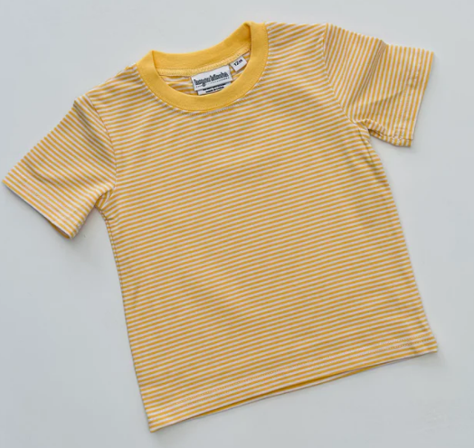 - Pre- Order - Embroidery Stripe T-Shirt Tee