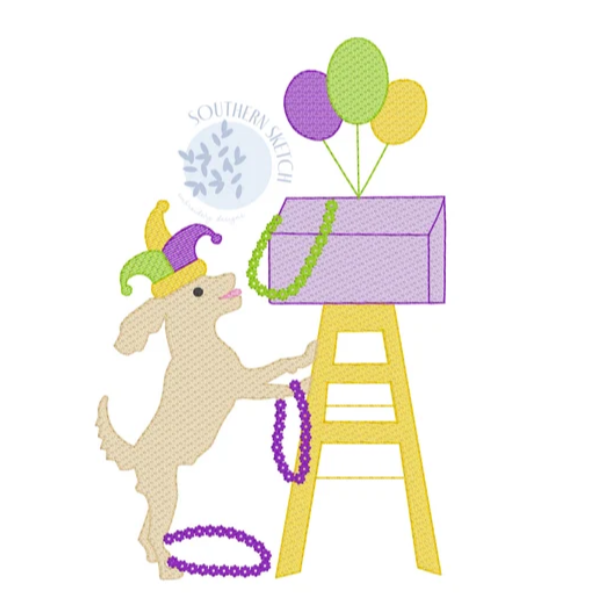 - SAMPLE SALE- Sketch Parade Stand Dog Design