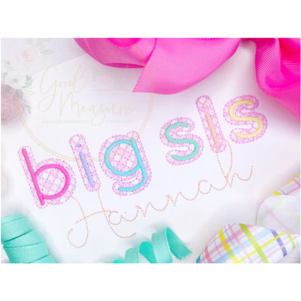 - SAMPLE SALE- Sketch Big Sister Design