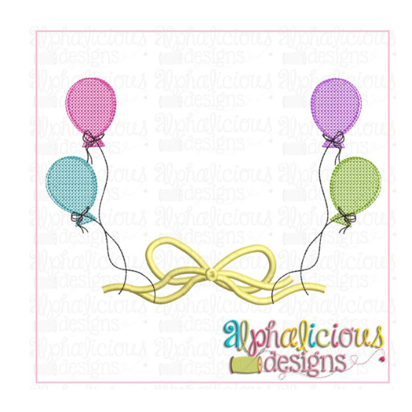 - SAMPLE SALE- Sketch Balloon Frame Design