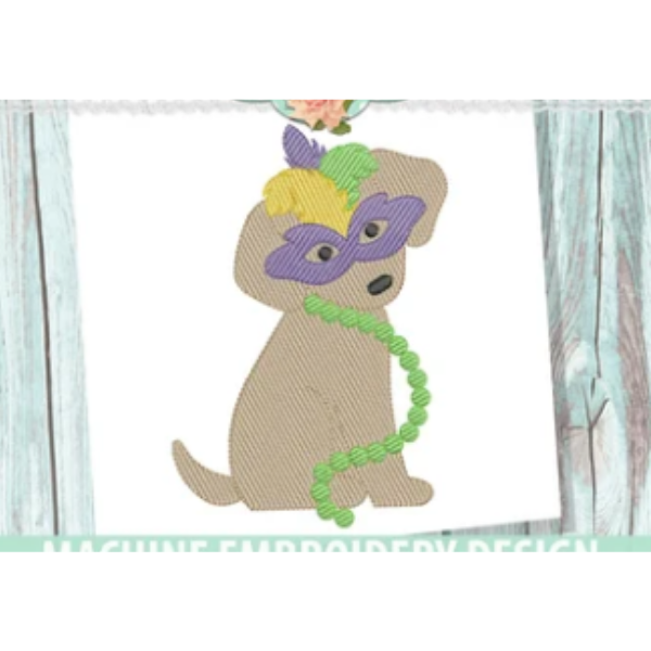 - SAMPLE SALE- Sketch Masked Dog Design