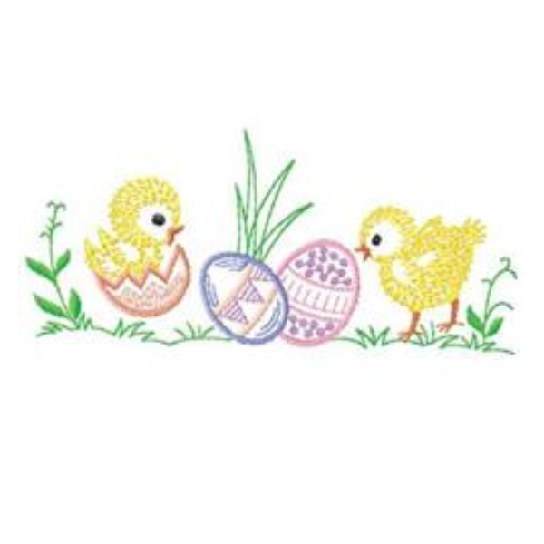 - SAMPLE SALE- Sketch Chick Friends Design
