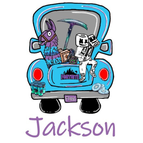 Printed Fornite Truck Design