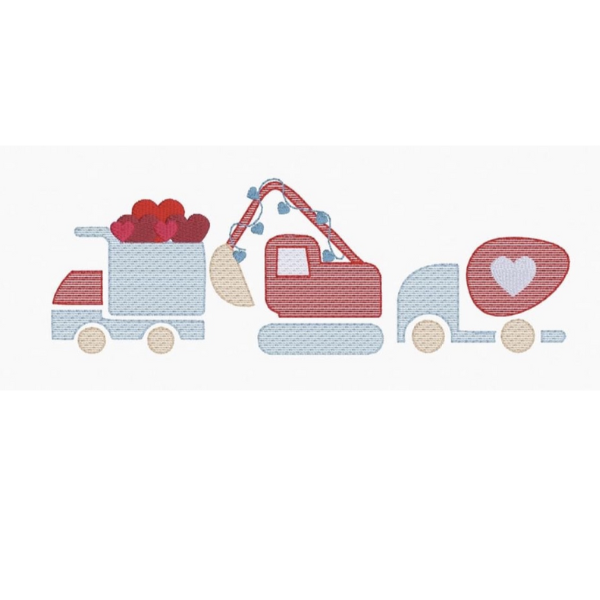 - SAMPLE SALE- Sketch Valentine Construction Design