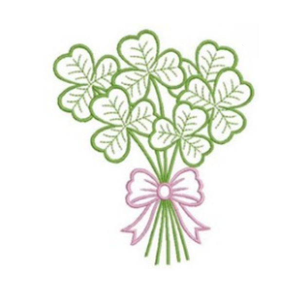 - SAMPLE SALE- Sketch Clover Bundle with Frame Design