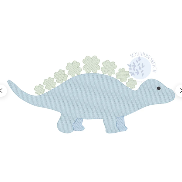 - SAMPLE SALE- Sketch Clover Dino Design
