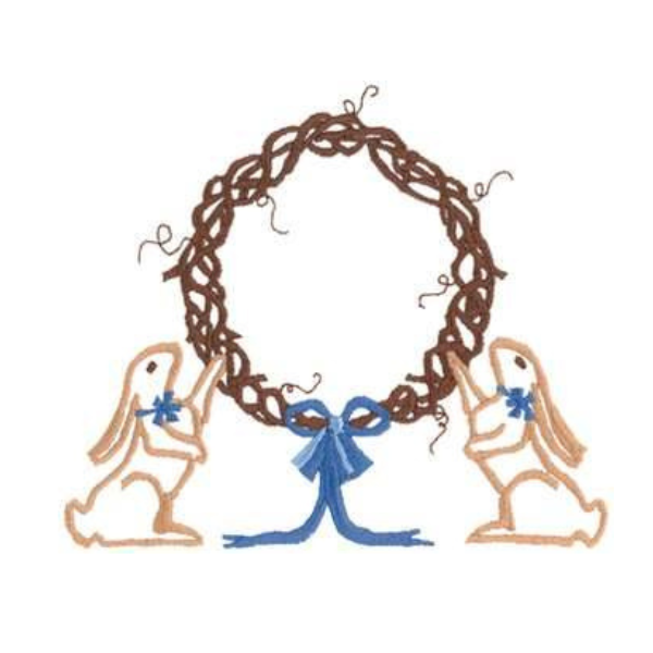 - SAMPLE SALE- Sketch Bunny Frame Design