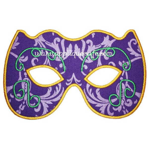 - SAMPLE SALE- Applique Party Mask Design