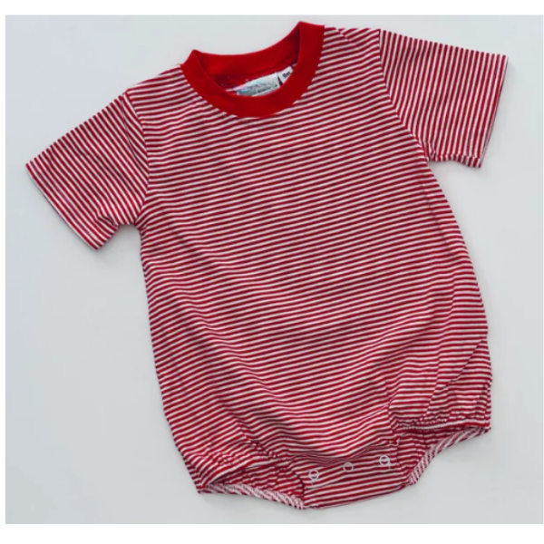 - Pre- Order - Embroidery Stripe T-Shirt Bubbles