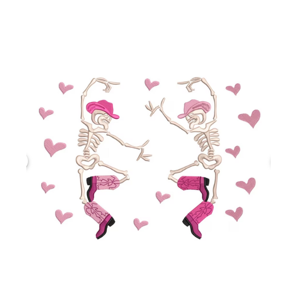 - SAMPLE SALE- Sketch Skeleton Love Design