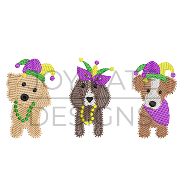 - SAMPLE SALE- Sketch Puppy Parade Design