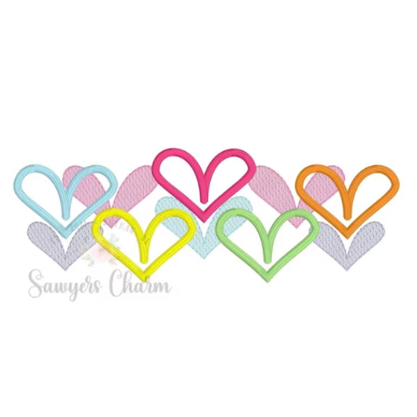 - SAMPLE SALE- Sketch Heart Collage Design