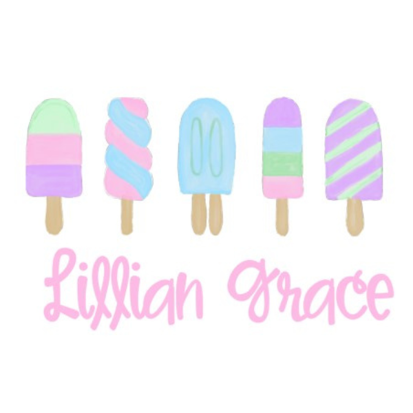 Printed Pastel Popsicle Trio Design