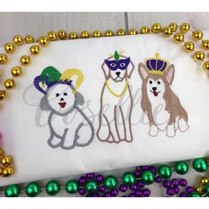 - SAMPLE SALE- Sketch Party Dog Trio Design