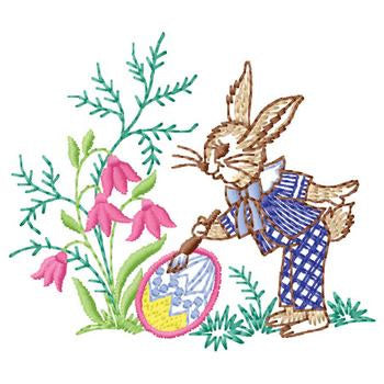 - SAMPLE SALE- Sketch Painting Bunny Design