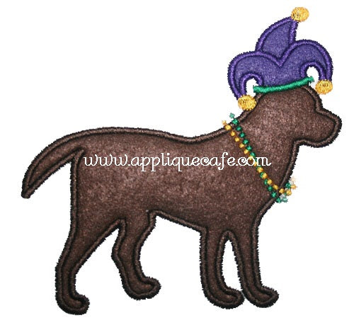 - SAMPLE SALE- Applique Joker Dog Design