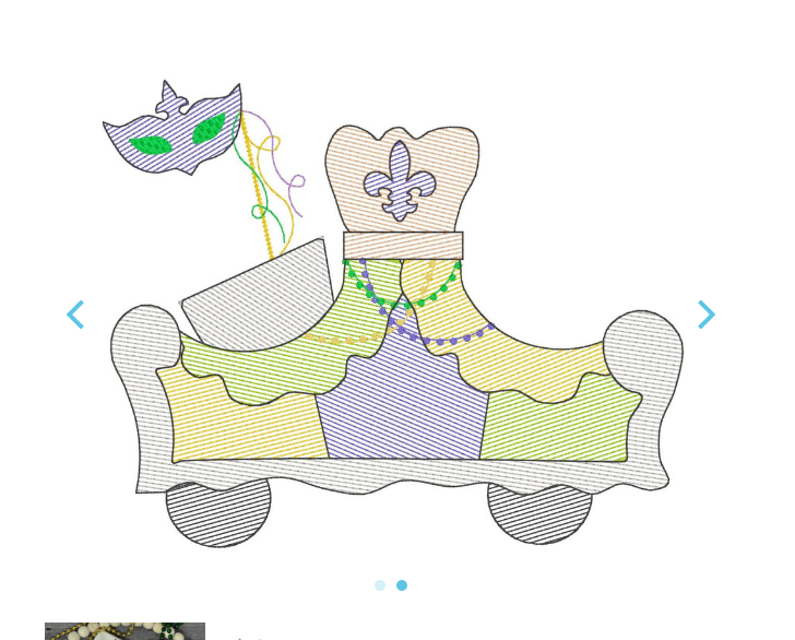 - SAMPLE SALE- Sketch King Cake Float Design