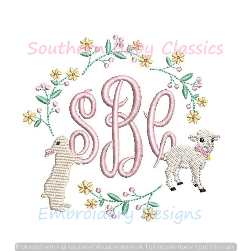 - SAMPLE SALE- Sketch Bunny Lamb Frame Design