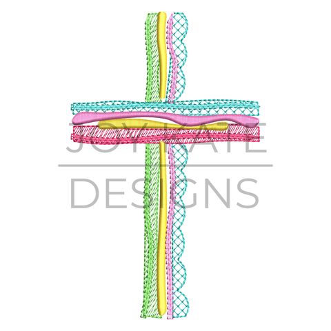 - SAMPLE SALE- Sketch Multi Stitch Cross Design