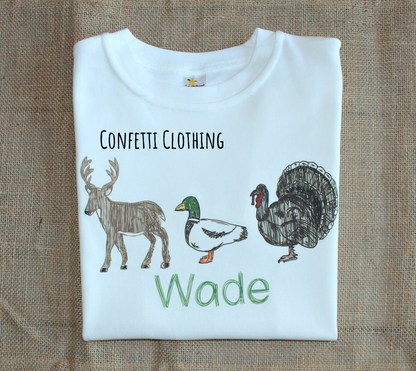 Printed Hunting Trio Design