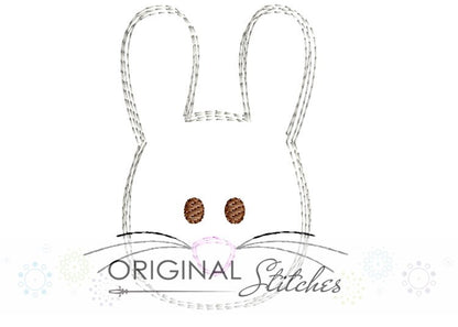 - SAMPLE SALE- Sketch Bunny Face Design