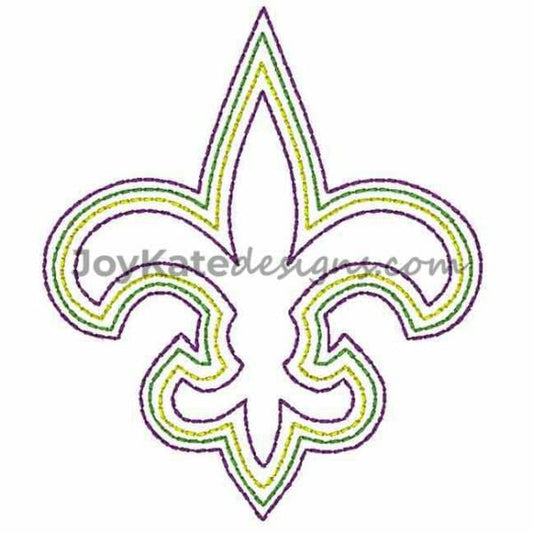 - SAMPLE SALE- Sketch Layer Fleur De Lis Design