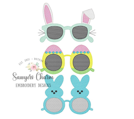 - SAMPLE SALE- Sketch Easter Glasses Design