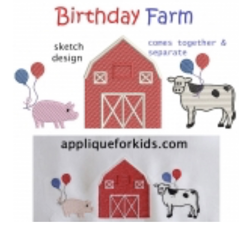- SAMPLE SALE- Sketch Party on the Farm Design