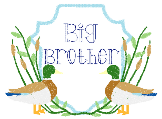 - SAMPLE SALE- Sketch Big Brother Duck Design