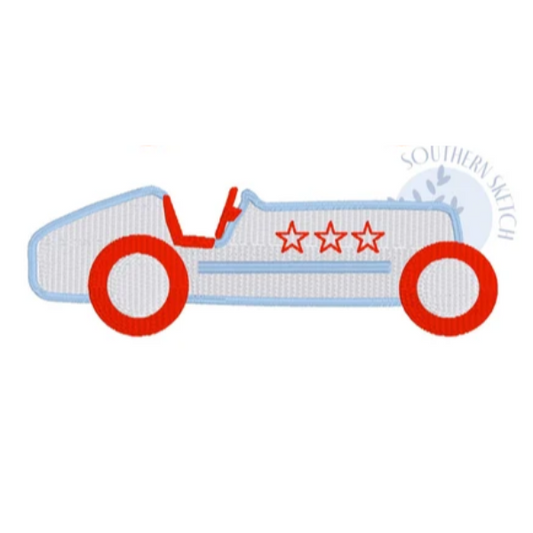 - SAMPLE SALE - Sketch Boys USA Derby Car Mini Design on Polo