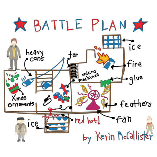 Printed Kevin's Battle Plan Design