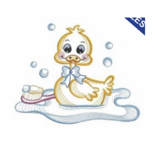 - SAMPLE SALE- Sketch Duck in Bath Design