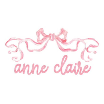 Printed Bow with Name Design