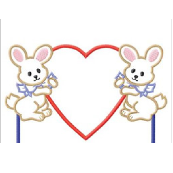 - SAMPLE SALE- Sketch Bunny Love Design