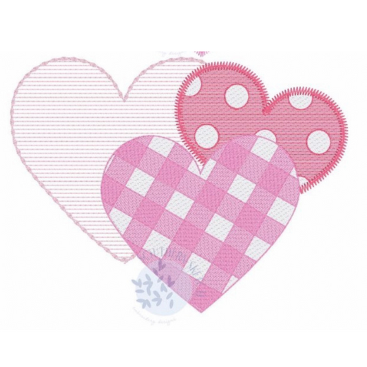 - SAMPLE SALE- Sketch Love Hurts Hearts Design